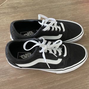 Womens Black Vans Sneakers